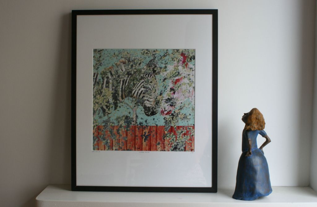 Ma petite Jade en argile et&nbsp;aquarelle