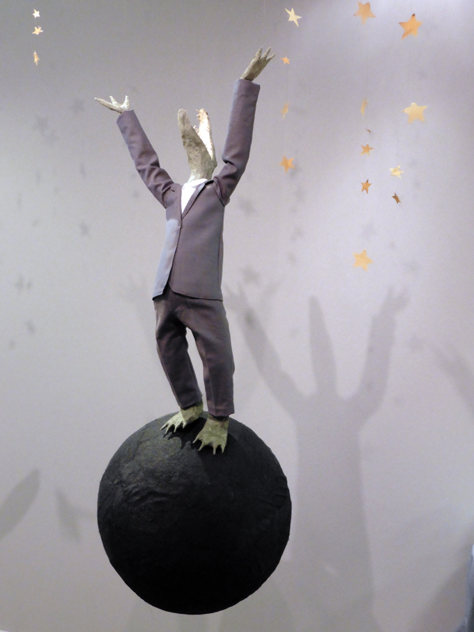 Art textile : Sophie Touret taille un costard à son&nbsp;croco