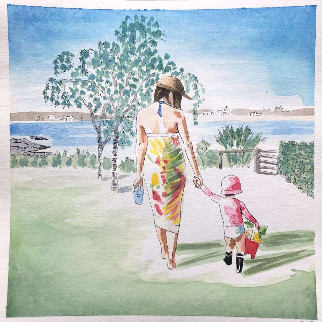 Mère et fille à&nbsp;Concarneau