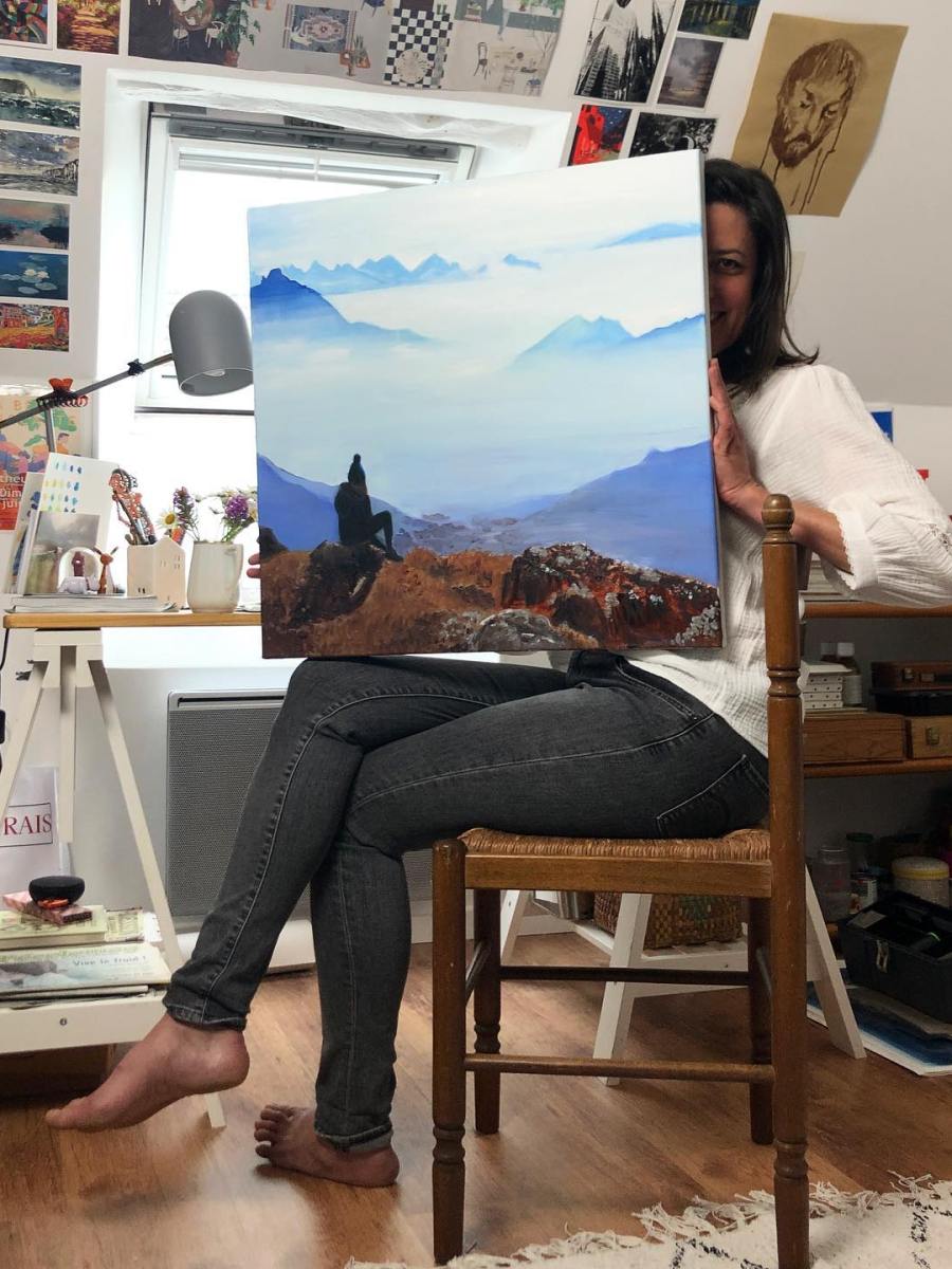 Ma pensive randonneuse